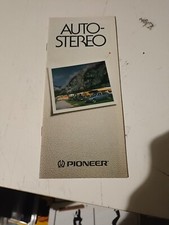 DEPLIANT AUTO STEREO PIONEER