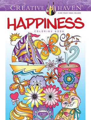 Dover Publications-Creative Haven: Happiness - 2 Pack
