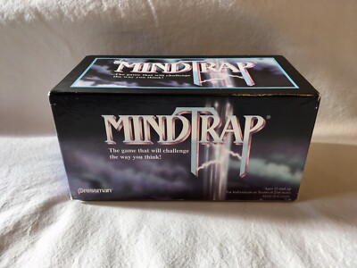 Mindtrap 1996 By Pressman Ages 12 & Up Box Game -  Challenge The Way You Think
