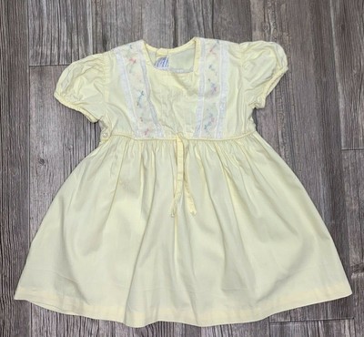 yellow frock for baby girl