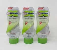 3-PK XTREME PRO-EXPERT Hair Styling Gel ALCOHOL FREE REAL 24h EXTREME CONTROL