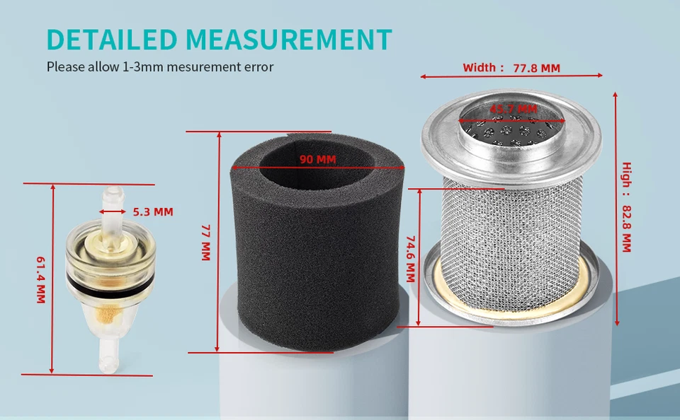 Kit de jaula de filtro de aire con soporte de elemento de filtro de aire para Honda XR100R 1985-2003 Foto 4 de 4