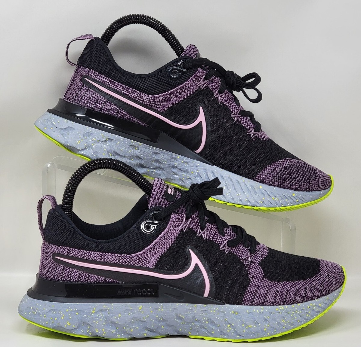 Nike React Infinity Run Flyknit Violet Running Women's Size