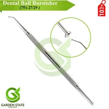 Dental Filling Burnisher Instruments Amalgam Restorative Scaler Double Ended