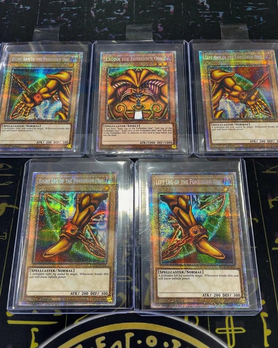 Exodia Set Starlight Rare - 1st Edition Near Mint BLCR All 5! In