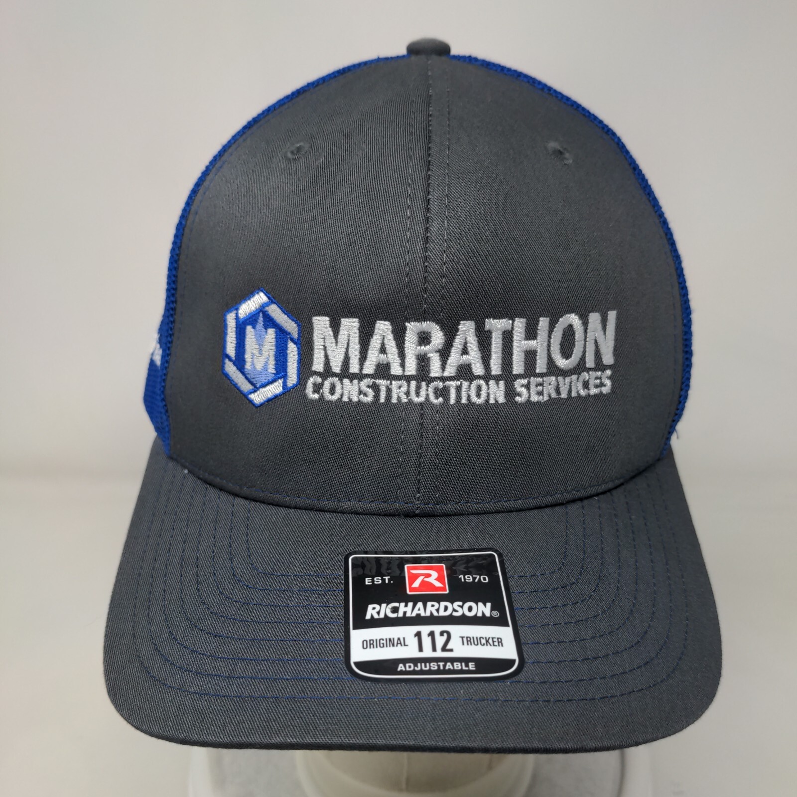 Marathon Construction Services Snapback Trucker H… - image 2