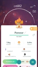 Pokemon ✨Shiny✨ Pansear Registered, 30 Days, Or 1. Mill. Instant Trade
