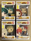 Funko Pop! Animation Deku, Katsuki Bakugo, Ochaco & Todoroki MHA Set Of 4