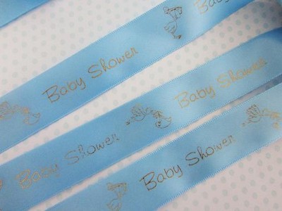 Hot Pink Ribbon 10 Yards Baby Shower Ribbon It Boy Girls Grosgrain ...