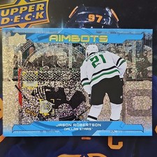 2024-25 Upper Deck Series 1 Aimbots Speckled #AB-13 Jason Robertson Stars NHL