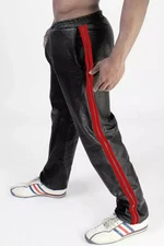 Men's Real Leather Jogging Pants Leather Sports Pants Workout Pants