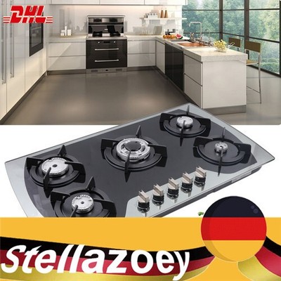 5 Zonen Gaskochfeld - 5-flammig, autark, Einbau,Brenner, Erdgas/Propangas ,90cm
