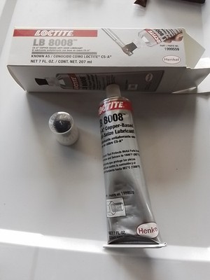 Loctite LB 8008 Anti-Seize Lubricant C5-A Copper Based 7 Fl Oz w/ Brush Top