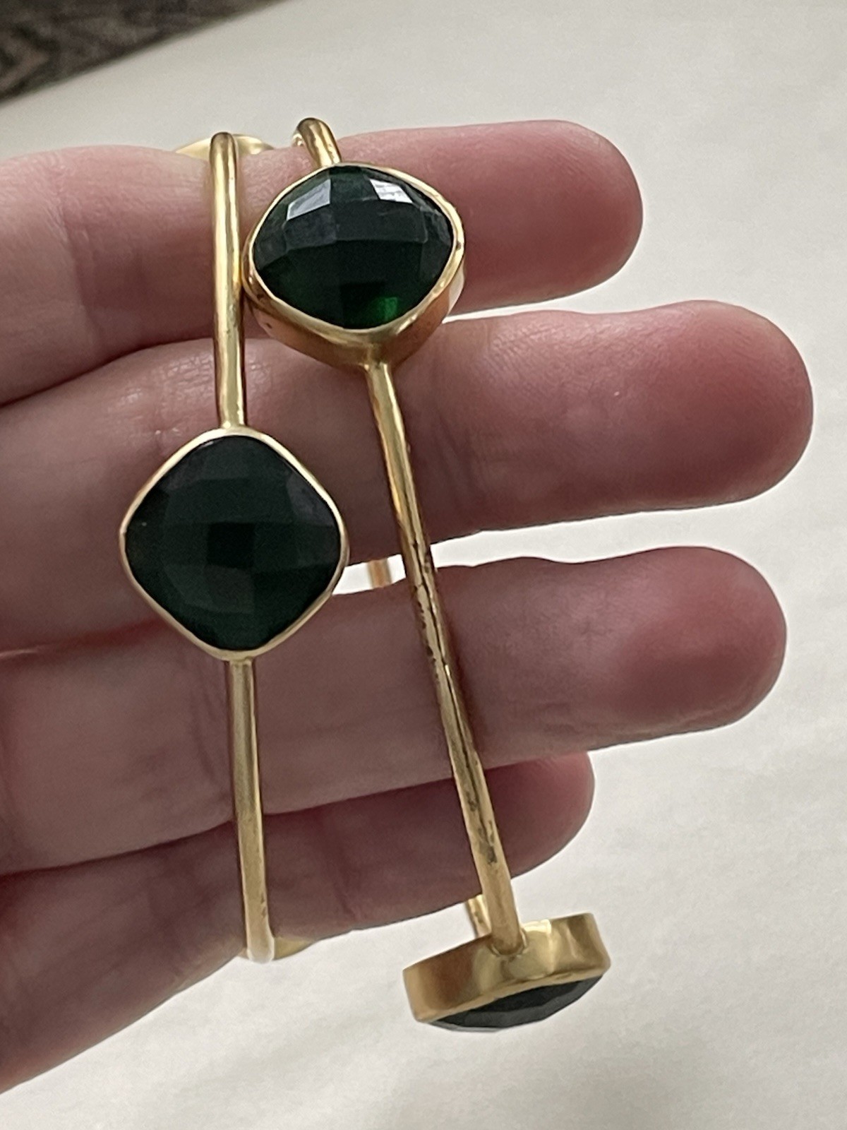 Julie Vos Stackable Green Gem Bracelets - image 13