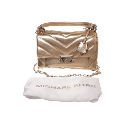 Michael Kors, Umhängetasche, Cece, Damen, Leder, Gold, Einfarbig, 24, 12 #0vN