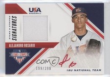 2020 USA Baseball Stars & Stripes Signatures 199/399 Alejandro Rosario Auto 0g4