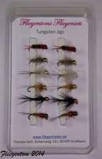 Fliegenset Tungstenjigs - Nymphen