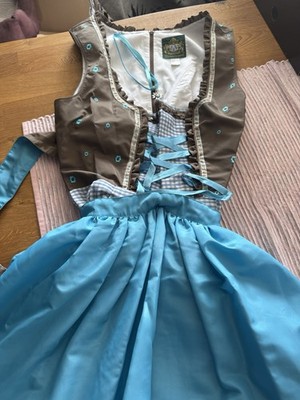Hammerschmid Dirndl Trachtenkleid, Größe 42, mit Schürze Und kette