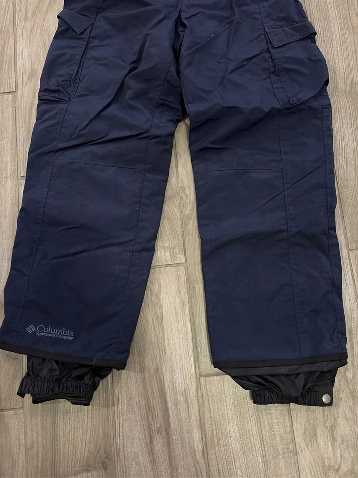 Columbia Sportswear Company Pants Mens Small Navy Blue Insulated Snow Ski Winter - Image 3 of 4