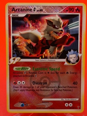 Arcanine G 15/147 Supreme Victors Pokémon League Crosshatch Holo NM Pokémon