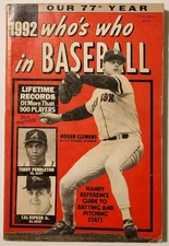 1992 Who's Who in Baseball - Clemens Pendleton Ripken on Cover