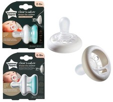 Tommee Tippee Closer To Nature Breast Like Soothers Pack of 2 | Orthodontic BPA