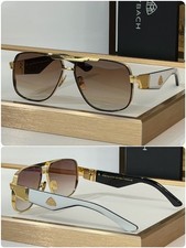Luxury Maybach Aviator Sunglasses Gold Frame Brown Gradient Lenses Handmade Germ