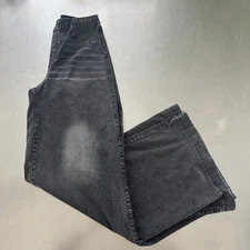 H&M Girls Pant Size 20 Wide Leg Stretch Black Pant