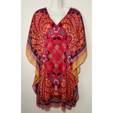 Speed Central NY - Beautiful Colorful Bohemian Kaftan Mini Dress - Size Medium