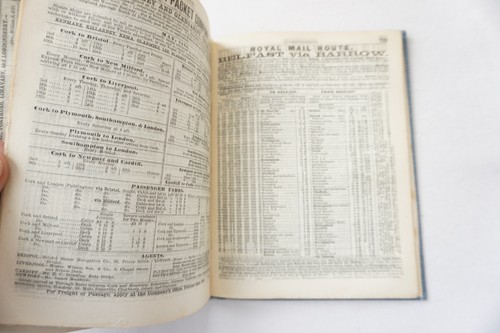 May 1898 Original Bradshaws Railway Guide Timetable Handbook Bound - Foto 8 di 12