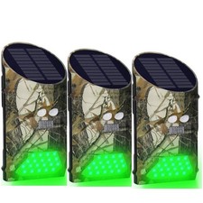 Hog Feeder Light with Solar Panel Motion Activated Function for Pig Deer Feed...