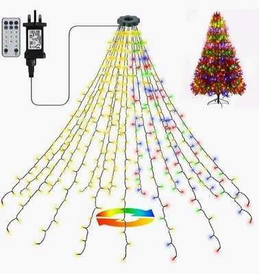 Zorela 400 LED String Fairy Lights 2m x 16 Strands Christmas Tree WATERPROOF Plu