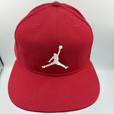 Jordan Hat Cap Strap Back Youth Red Jumpman Basketball Logo Adjustable Boys