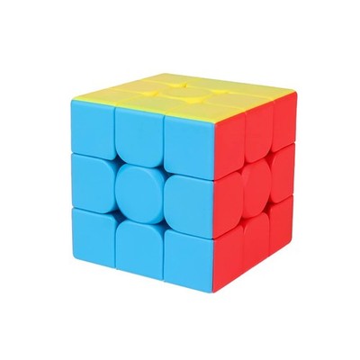 UUWEI 3x3x3 Speed Cube,Stickerless Magic Cube,Smooth Turning 3x3x3, Color