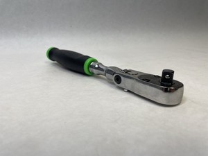 Snap-on Tools 3/8" Drive Locking Flex-Head Ratchet – FHX80B (Green Soft Grip)