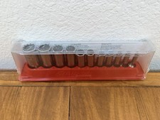 Snap-on Tools 211sfy 11 Piece 38 Drive 12 Point Sae Deep Socket Set New Chrome