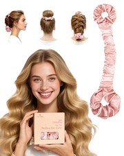 Multi-function Satin Heatless Hair Curler  Hair Tie Non-Heating Hair Roller ...