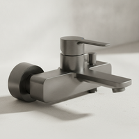 Grohe Eh-Wannenbatterie Lineare 33849_1 Wandmontage Hard Graphite GebüRstet