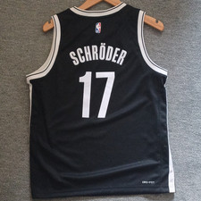 Nike Brooklyn Nets Dennis Schröder #17 DRI-F...