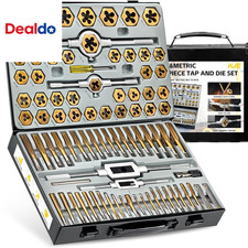 86PCS SAE  Metric Tap and Die Set  4 to 5/8  , M3 to M16 , Tap Set and Die Tool