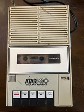 Vintage Atari 410 Program Recorder With 17 Games. Untested, Parts/repair