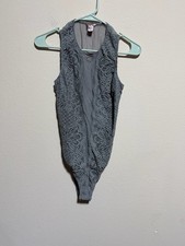 Victoria's Secret Lace and Mesh Sleeveless Bodysuit