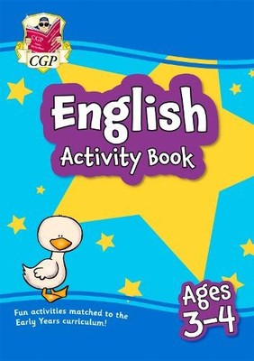 CGP Books English Activity Book for Ages 3-4 (Preschool) (Paperback)