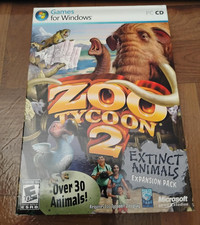Image of NEW Zoo Tycoon 2 Extinct Animals Expansion Pack (PC, 2007) Game For Windows