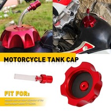 Gas Fuel Cap Cover Tank Petrol For Red Motorcycle Aluminum Car Alloy Accessories