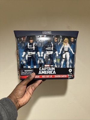 Marvel Legends Captain America Series Dum Dum Dugan, Sharon Carter & Nick Fury