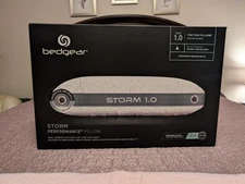 NEW! Bedgear Storm Performance Pillow Size 1.0 Open Box