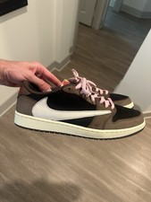 NIKE AIR JORDAN 1 LOW RETRO TRAVIS SCOTT OG MOCHA CQ4277-001 CACTUS JACK SZ 13