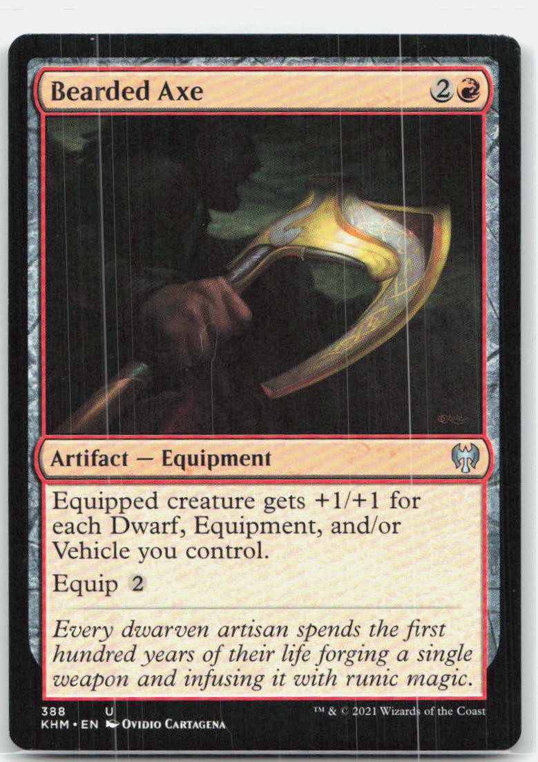 Bearded Axe 388 Uncommon Kaldheim Magic: The Gathering Near Mint