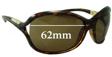 SFx Replacement Sunglass Lenses fits Bolle Ruby - 62mm Wide